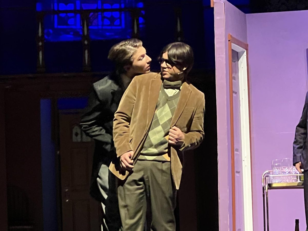 Weston Potten (Wadsworth) interrogates AJ Boyle (Mr. Green).